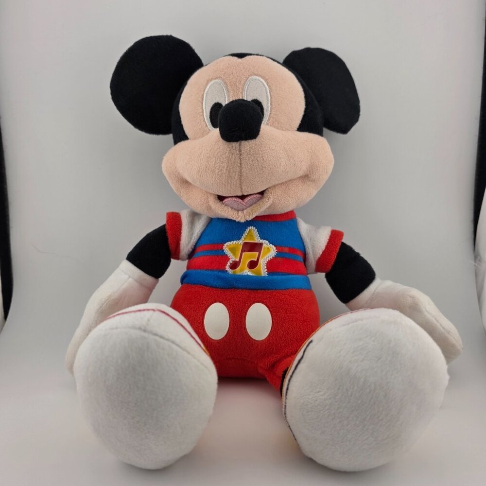 Disney Junior Mickey Mouse Funhouse Singing Fun Mickey Mouse Plush Toy - 12 inch